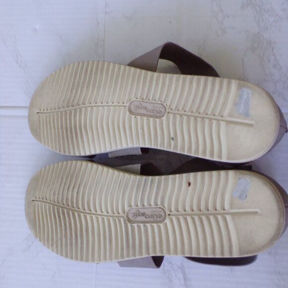 Euro soft gray platform Sport sandals 10 - Picture 8 of 10